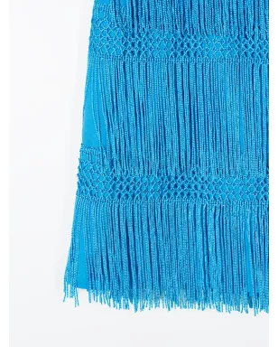 Alberta Ferretti Kids フリンジディテールスカート - サムネイル3