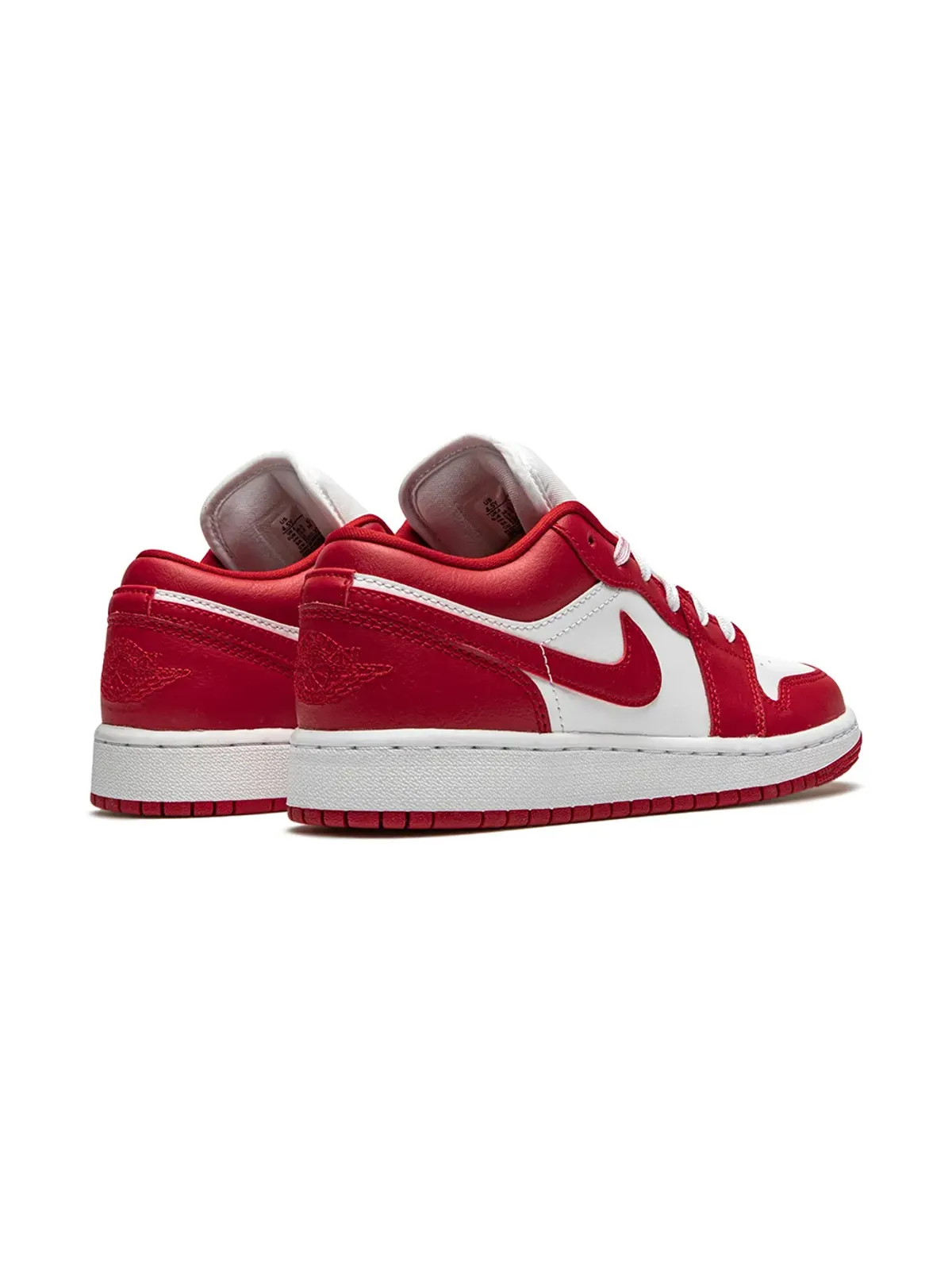 Jordan Kids エアジョーダン 1 ロー ジムレッド/ホワイト スニーカー - 画像3