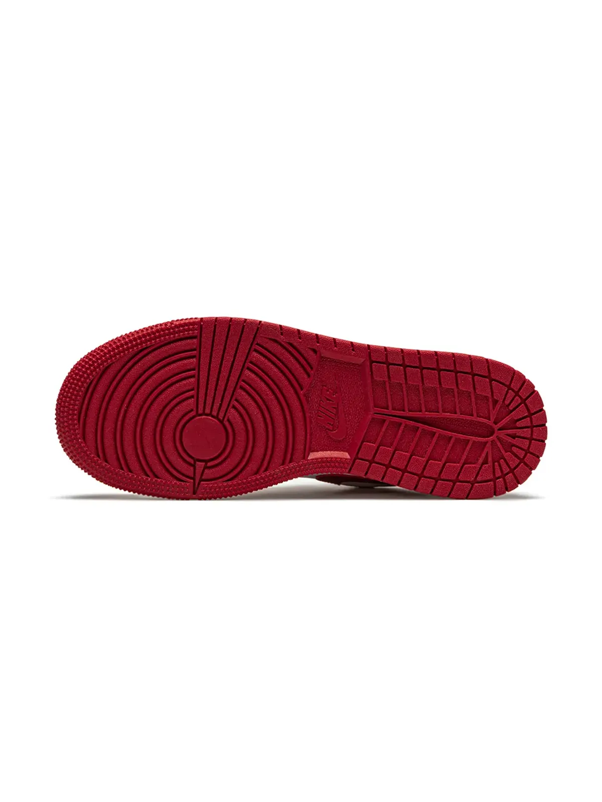 Jordan Kids エアジョーダン 1 ロー ジムレッド/ホワイト スニーカー - 画像4
