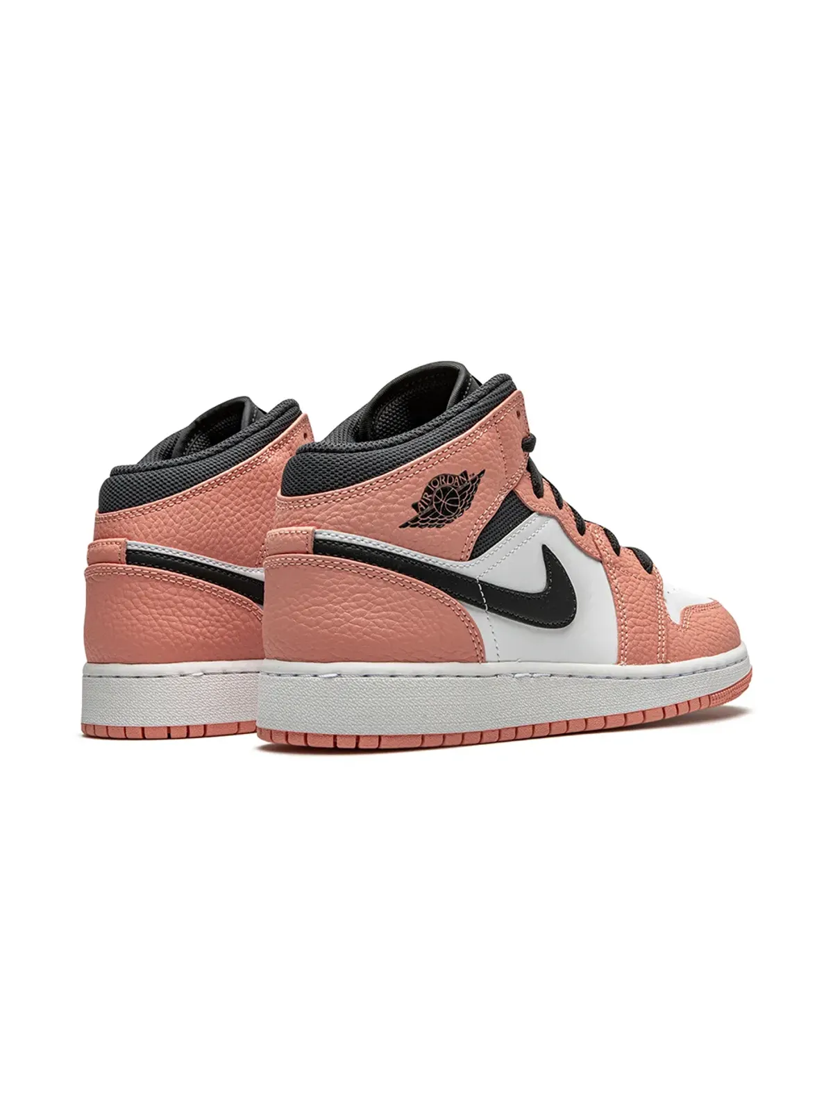 Jordan Kids エア ジョーダン 1 ミッド ピンク クォーツ スニーカー - 画像3