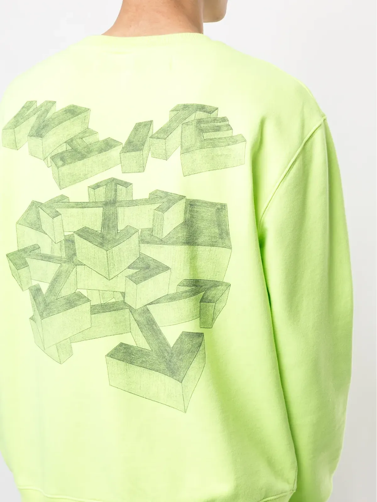 Off-White アローズプリント スウェットシャツ - イエロー - 画像5