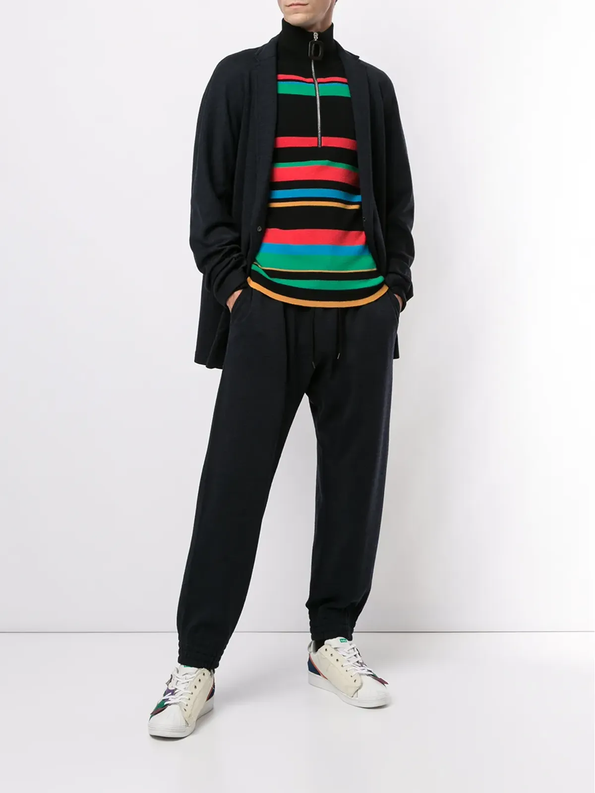 Kolor ニット地のシングルブレストブレザー - 画像2