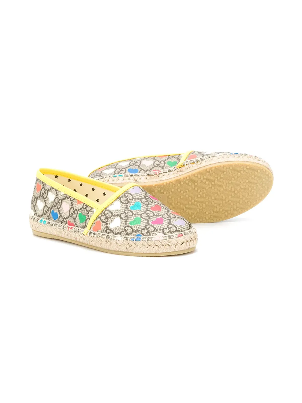 Gucci Kids GGハートエスパドリーユ - 画像2