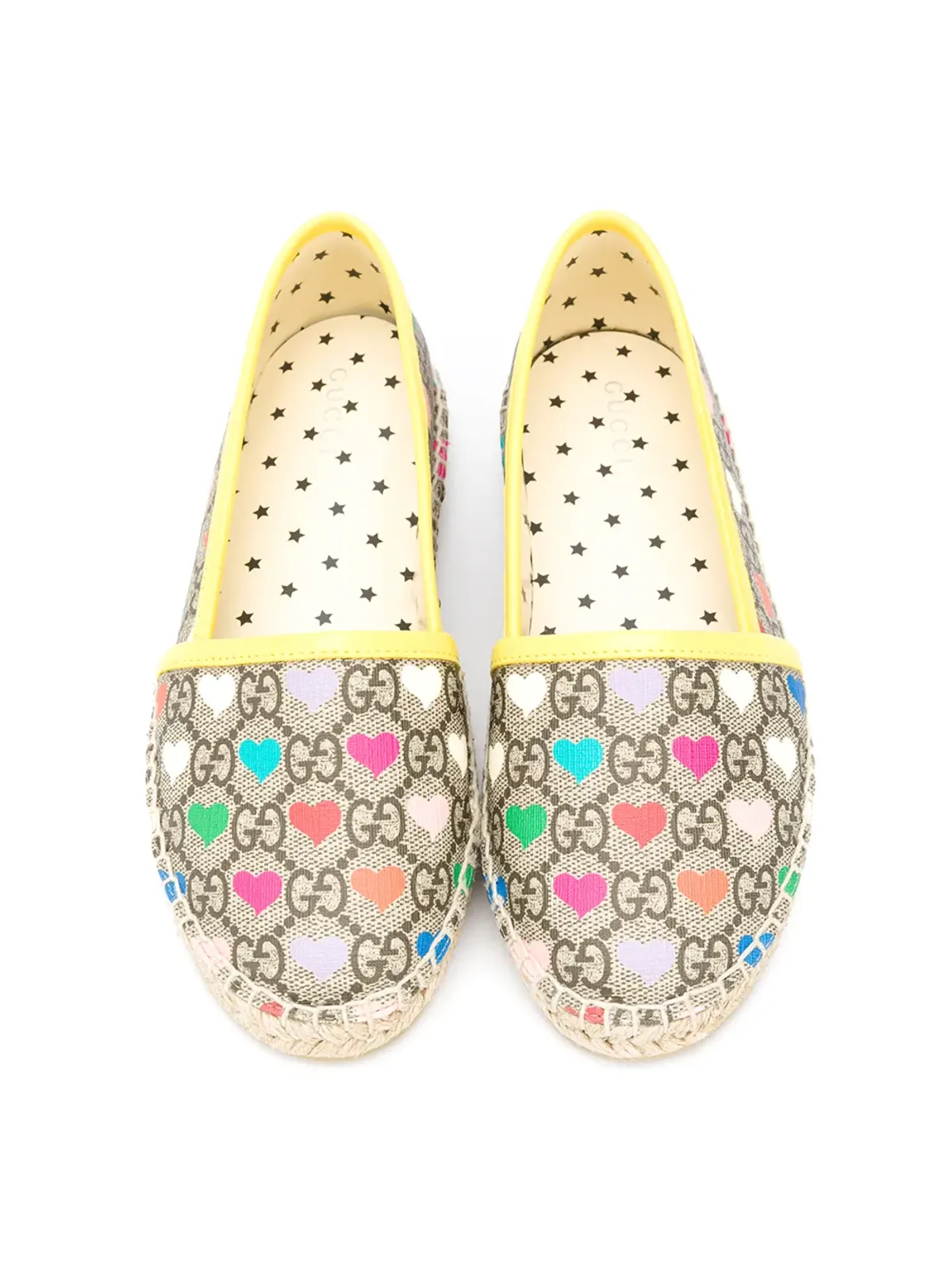 Gucci Kids GGハートエスパドリーユ - 画像3