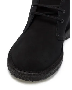 Clarks Originals ブラックスエード デザートブーツ - サムネイル2