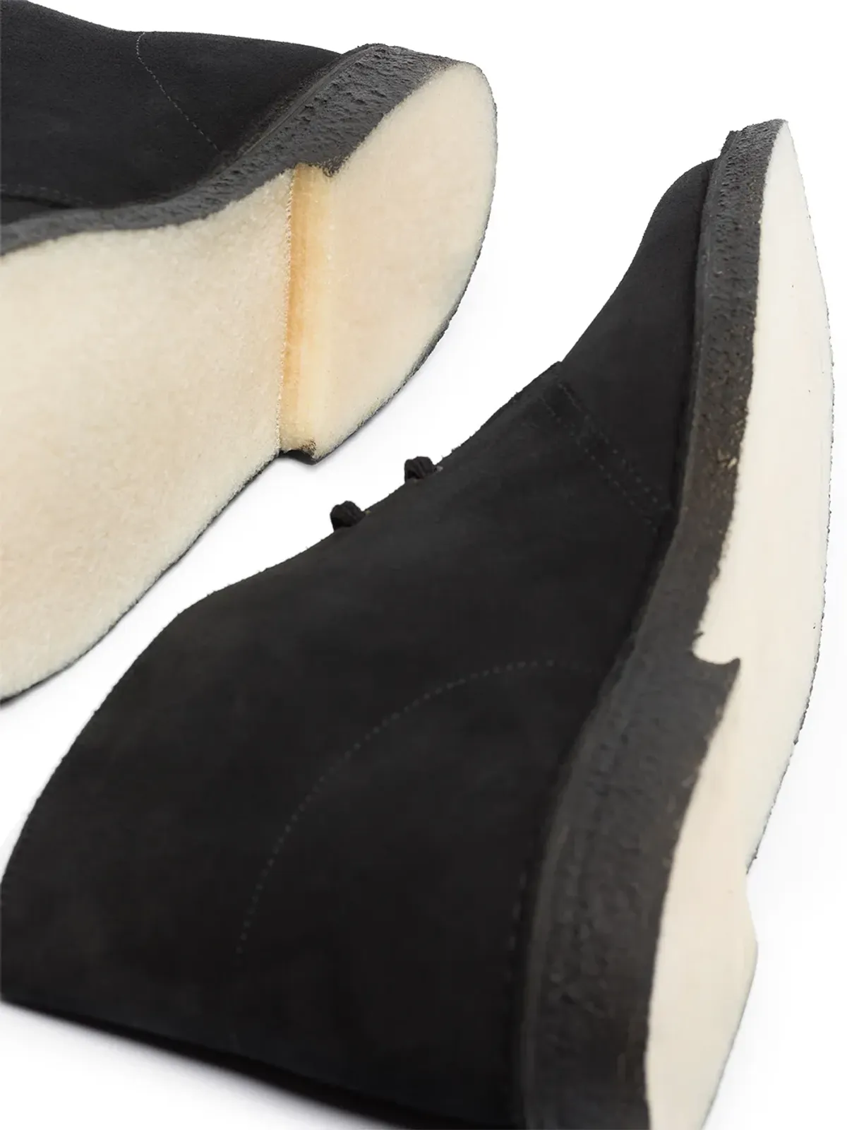 Clarks Originals ブラックスエード デザートブーツ - 画像4