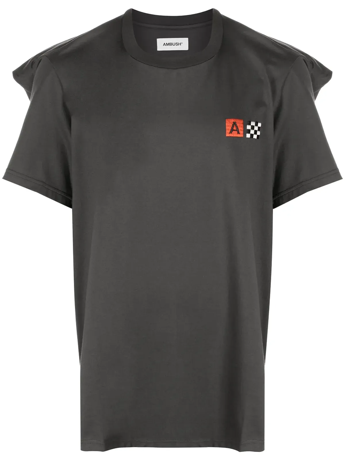 AMBUSH 折り返しエッジ クルーネックTシャツ - グレー - 画像1