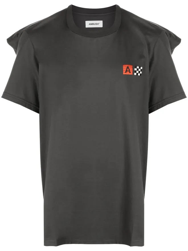 Ambush AMBUSH 折り返しエッジ クルーネックTシャツ - グレーの商品画像