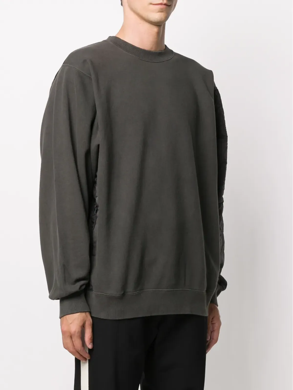 AMBUSH quilted back sweatshirt - Black - 画像3