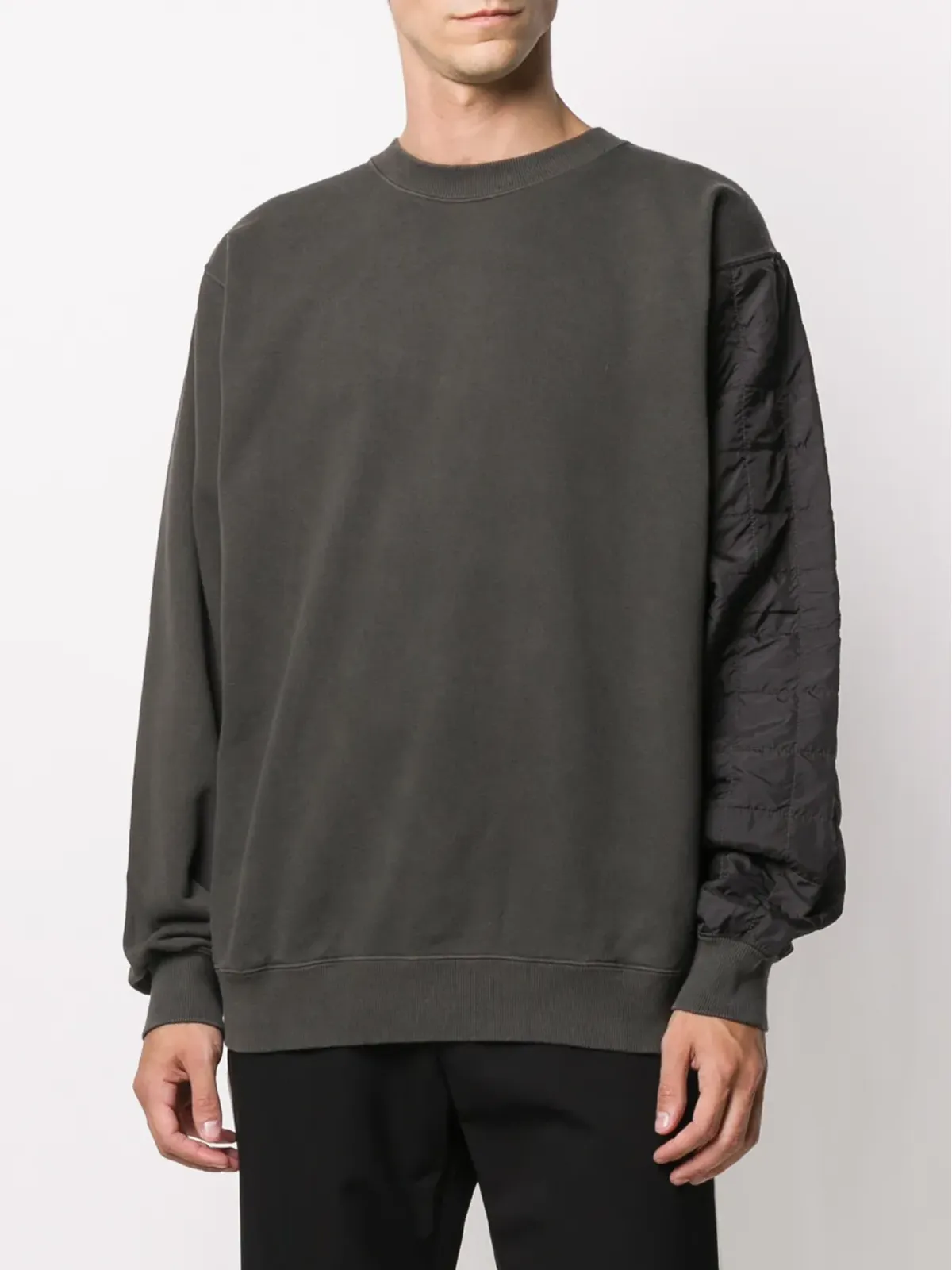 AMBUSH quilted back sweatshirt - Black - 画像4