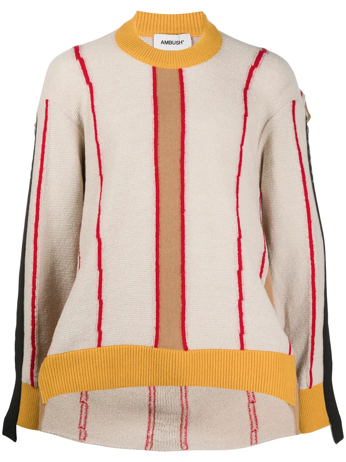AMBUSH デコンストラクテッド クルーネック スウェット - 画像1