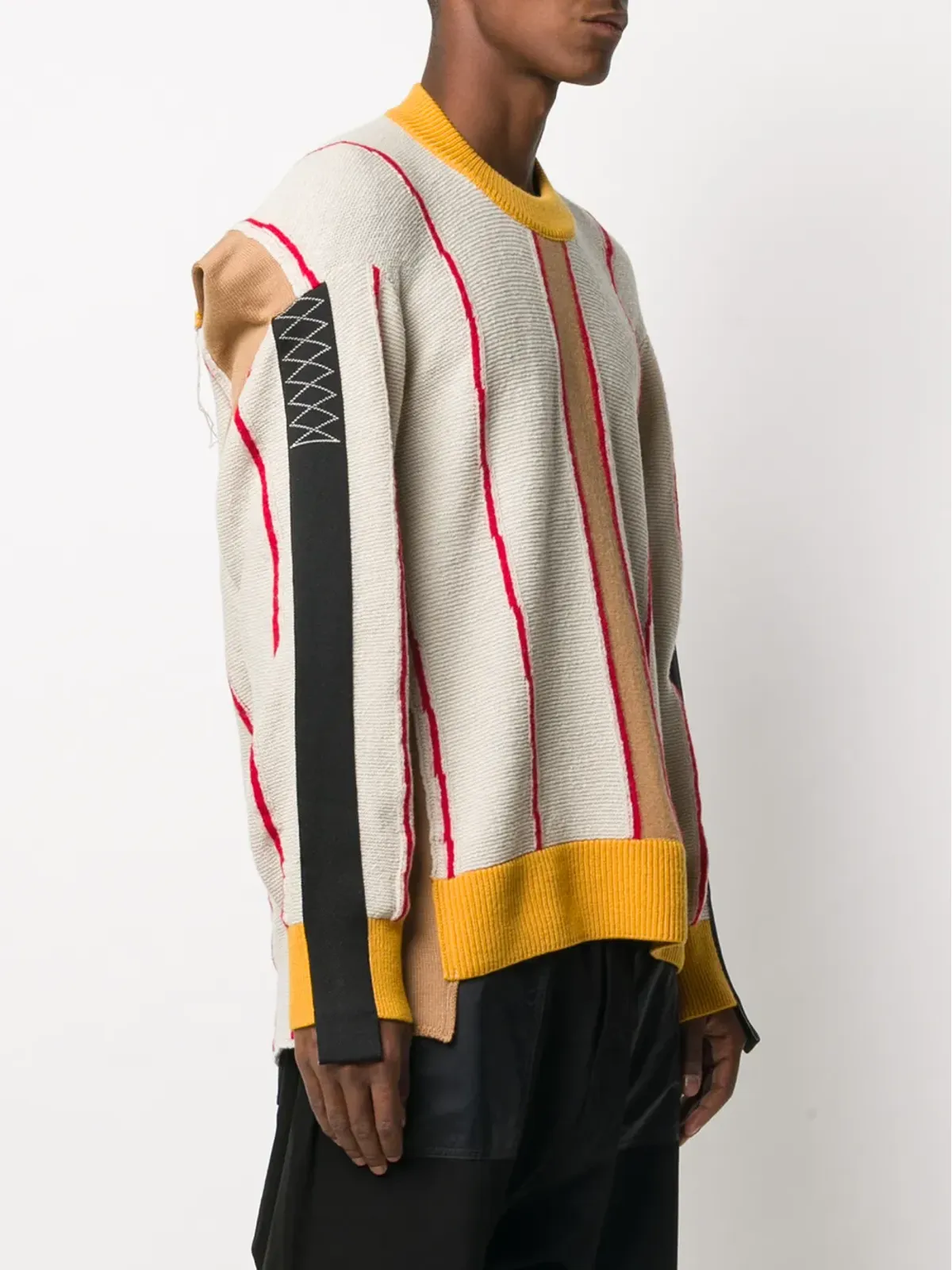 AMBUSH デコンストラクテッド クルーネック スウェット - 画像4
