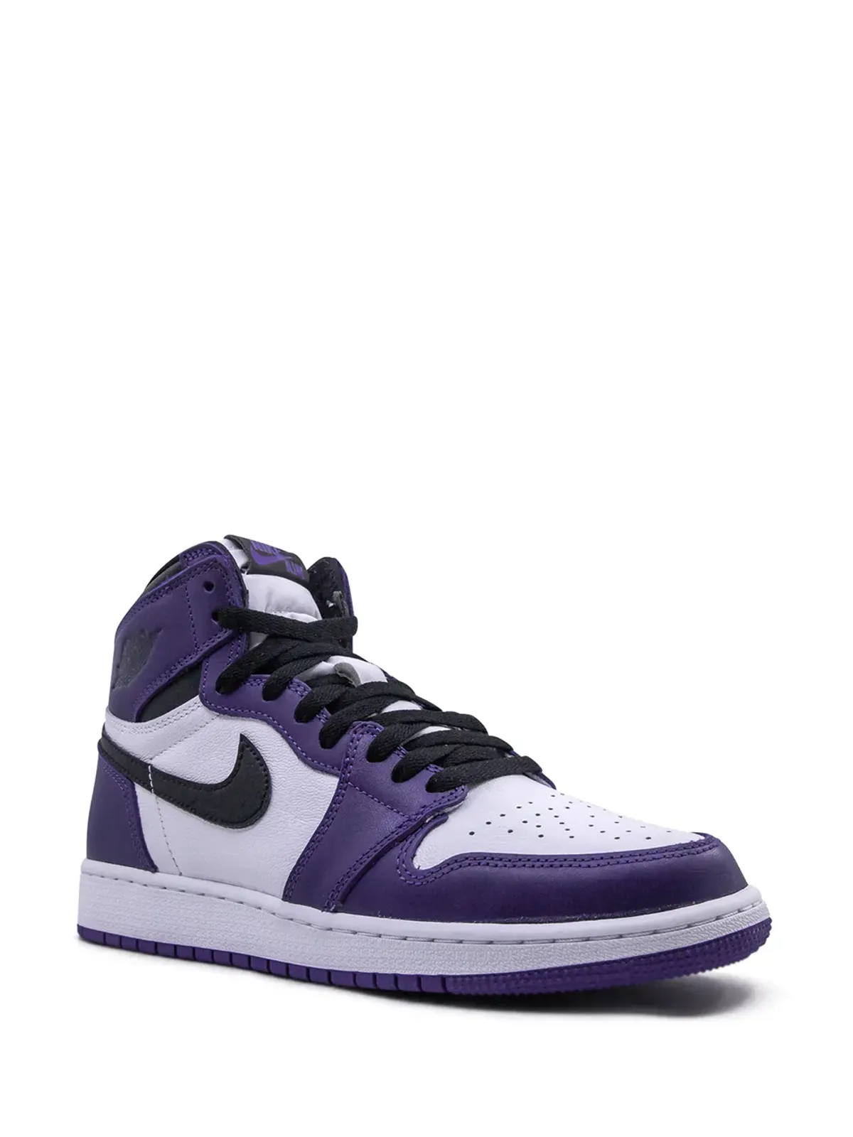 Jordan Kids エアジョーダン 1 Retro High OG Court Purple 2.0 スニーカー - 画像2