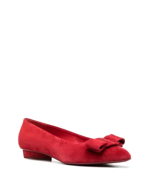 Ferragamo Viva bow-detail バレエシューズ - Red - サムネイル2