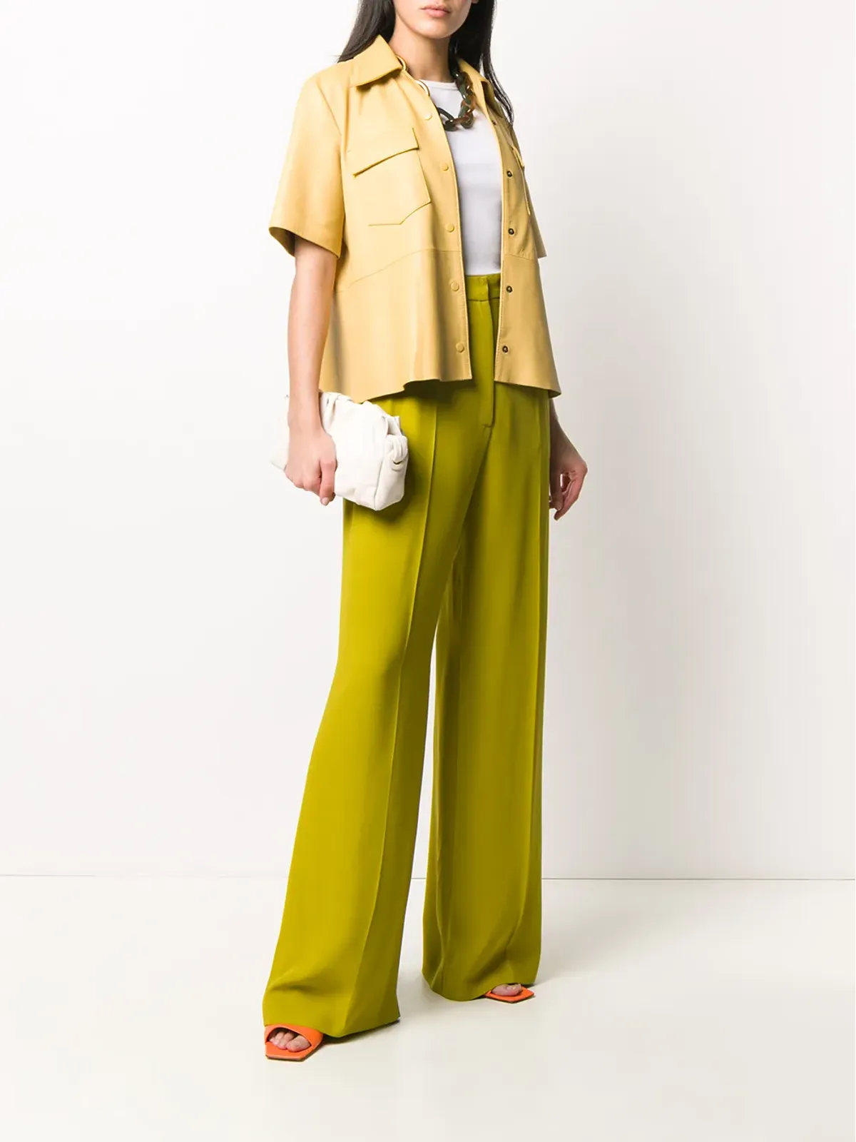 Alberta Ferretti ワイドレッグパンツ - 画像2