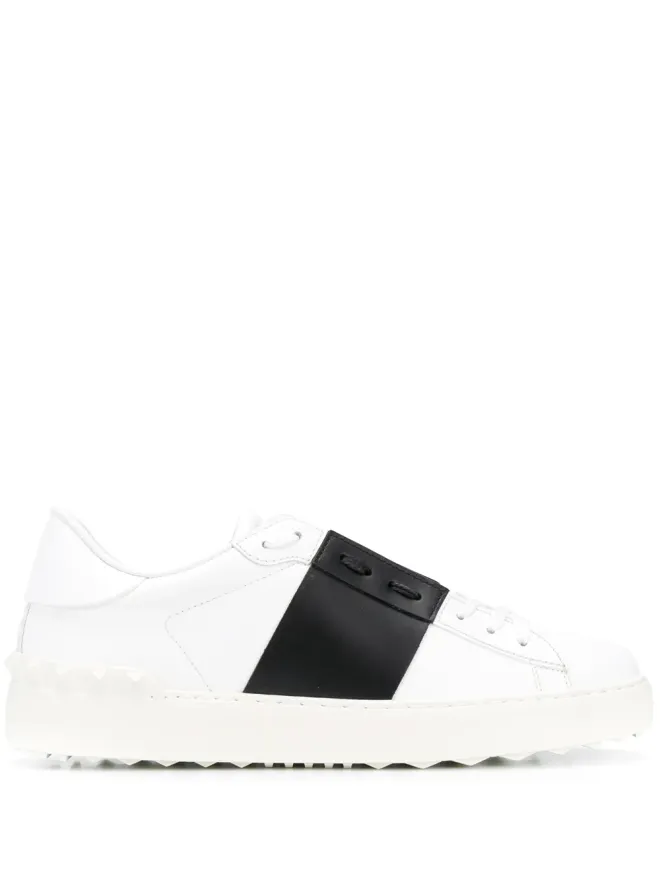 Valentino Garavani Valentino Garavani オープン ロー・トップ スニーカー ホワイトの商品画像