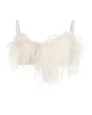 Gilda & Pearl フェザーディテール Esme ブラジャー - サムネイル1