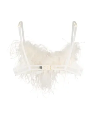 Gilda & Pearl フェザーディテール Esme ブラジャー - サムネイル2