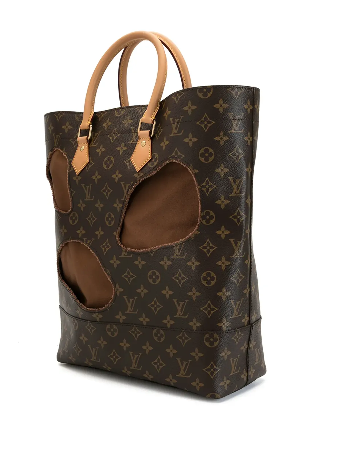Louis Vuitton Pre-Owned x Comme Des Garçons 2014 Halls トートバッグ - 画像3