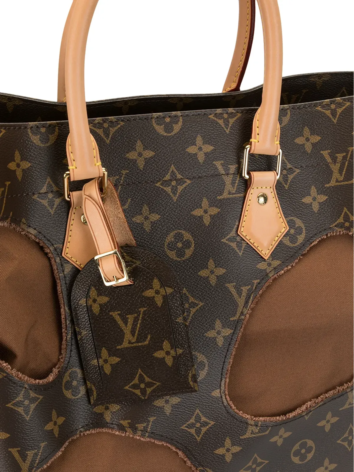 Louis Vuitton Pre-Owned x Comme Des Garçons 2014 Halls トートバッグ - 画像4