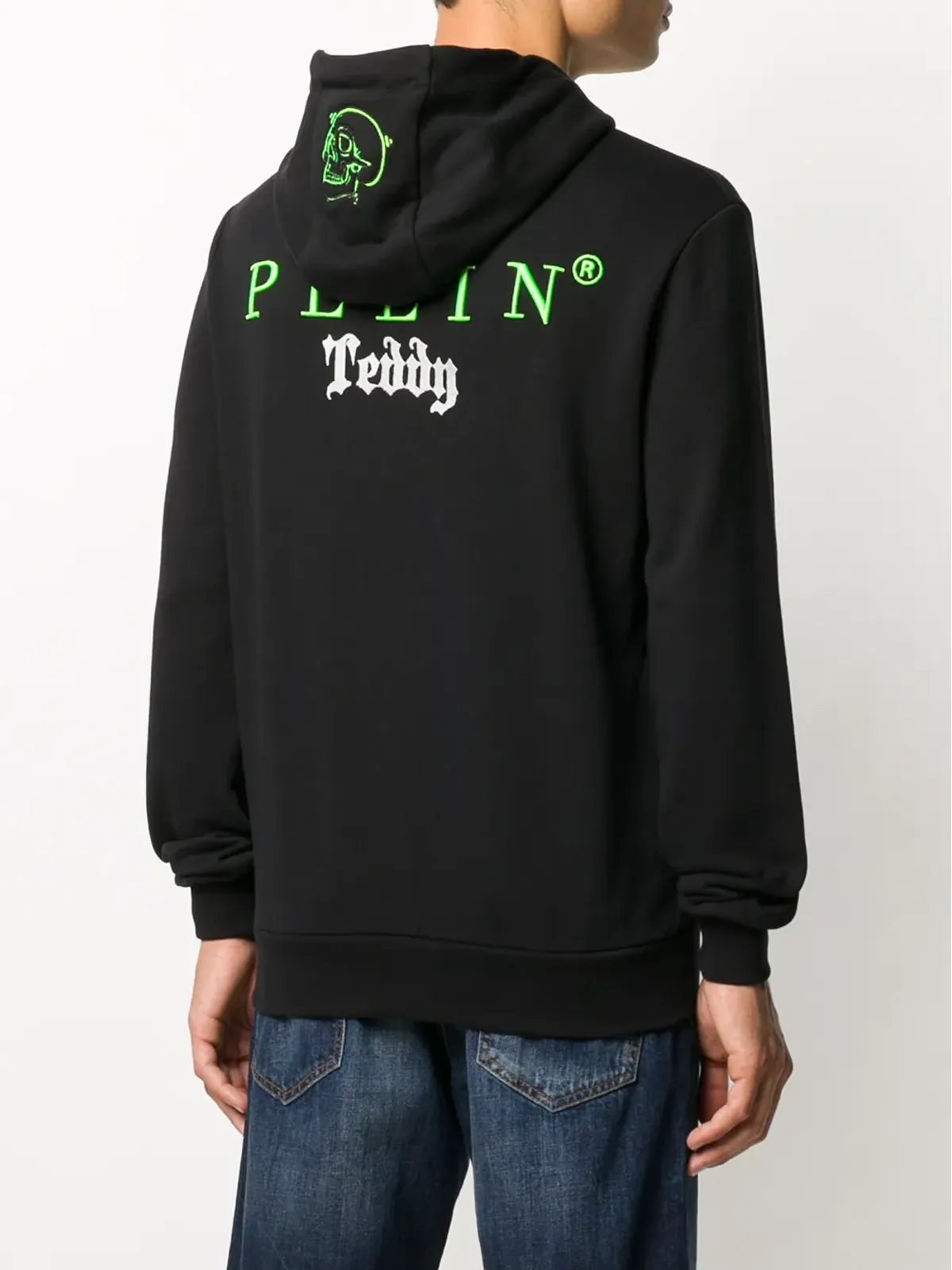 Philipp Plein テディベア フード付きパーカー - ブラック - 画像4