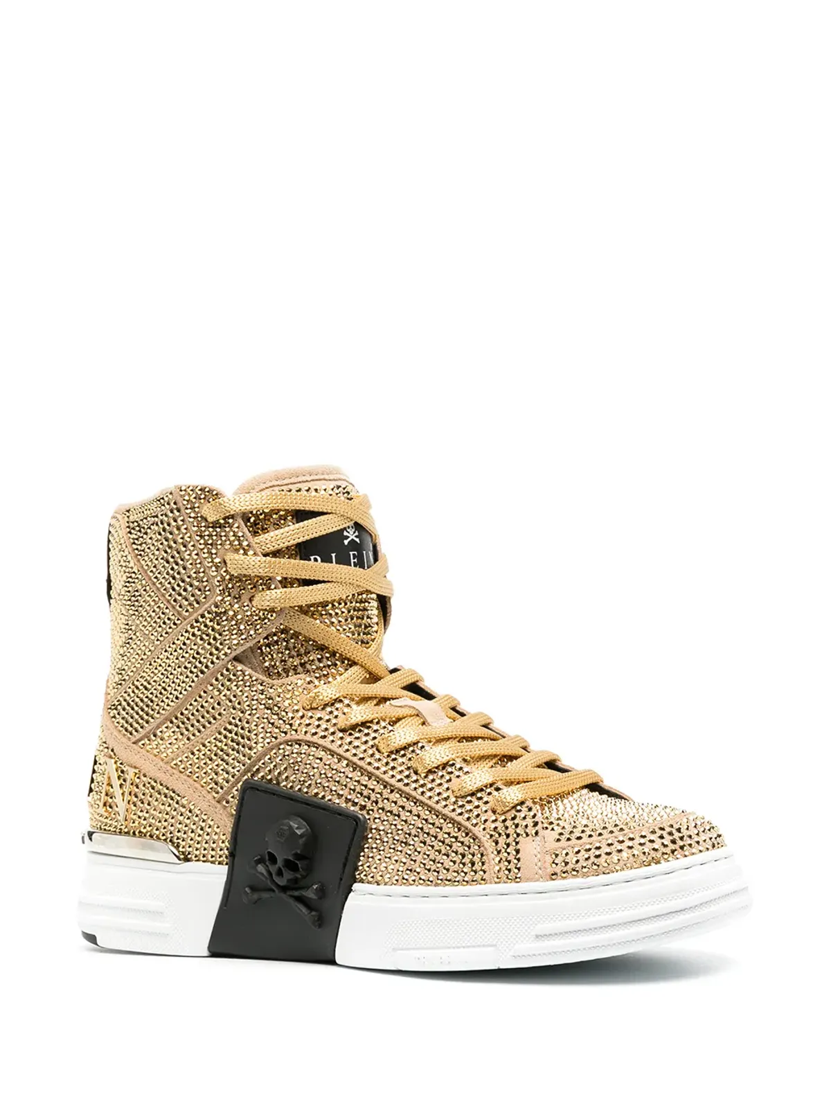 Philipp Plein スタッズ付きハイカットスニーカー - 画像2