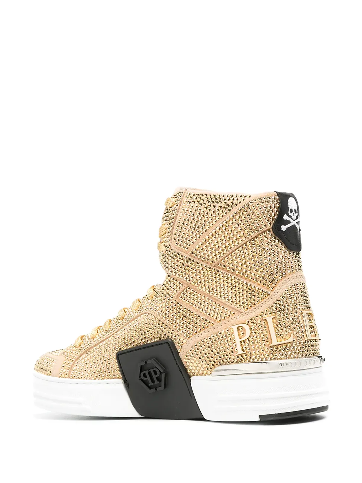 Philipp Plein スタッズ付きハイカットスニーカー - 画像3