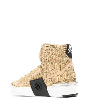 Philipp Plein スタッズ付きハイカットスニーカー - サムネイル3
