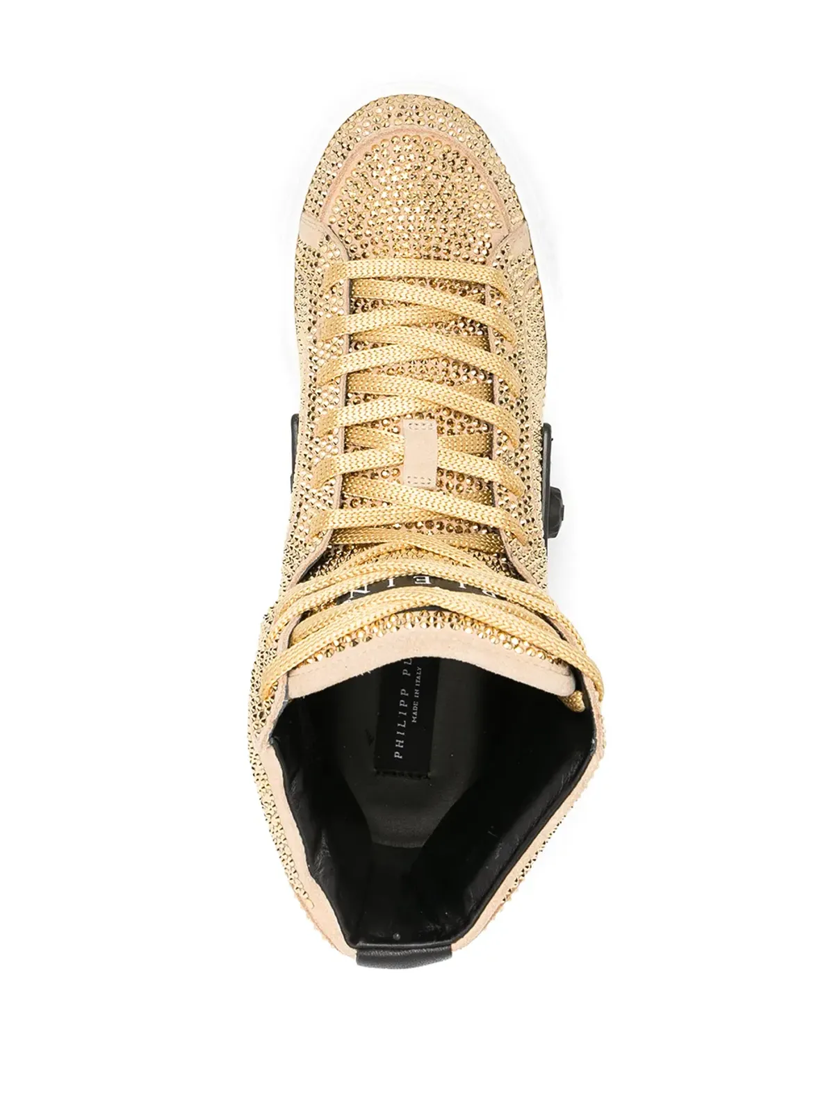 Philipp Plein スタッズ付きハイカットスニーカー - 画像4