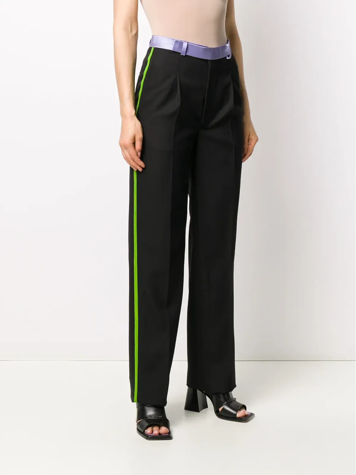 Haider Ackermann Bondiストライプディテールパンツ - 画像3