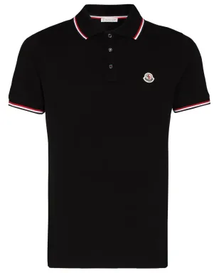 Moncler マザーオブパール トリム ポロシャツ - サムネイル1
