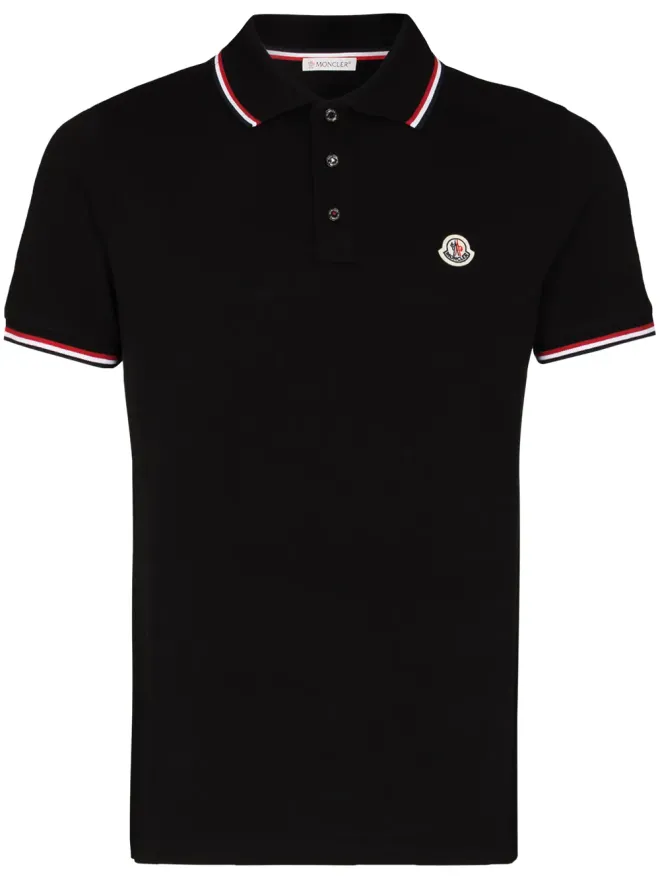 Moncler Moncler マザーオブパール トリム ポロシャツの商品画像