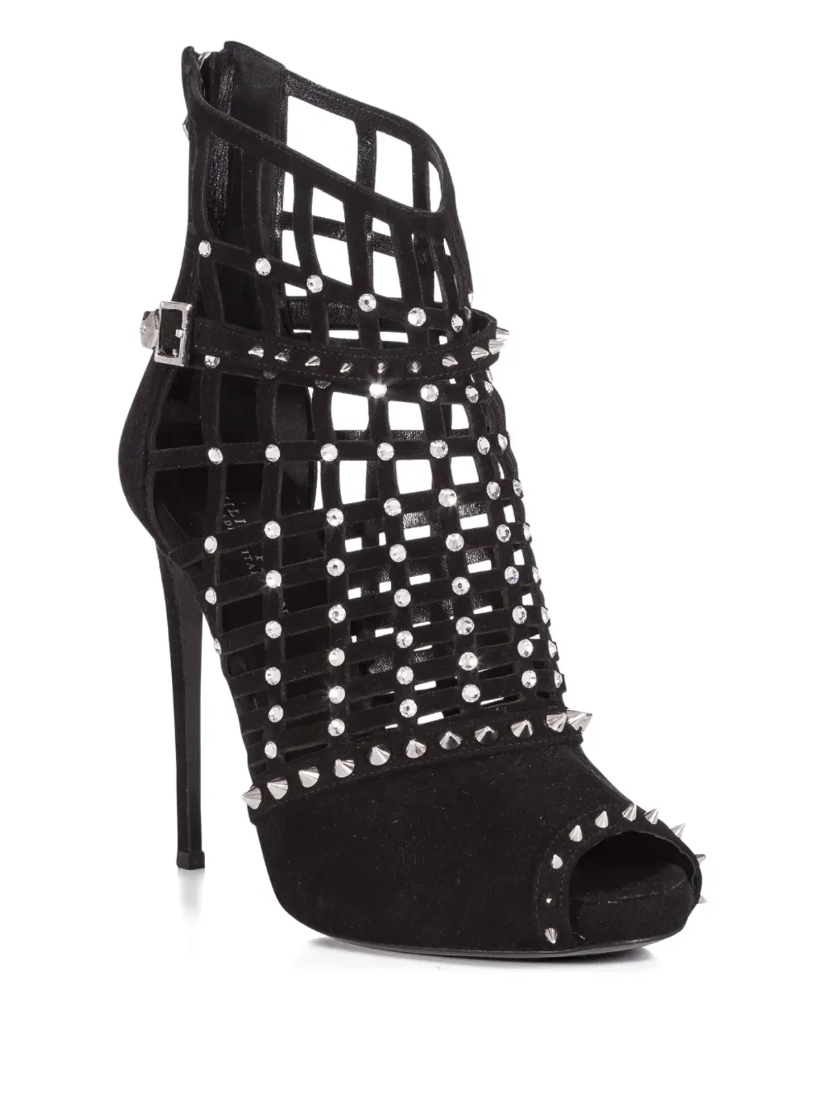 Philipp Plein 12mmスエードサンダル - ブラック - 画像2