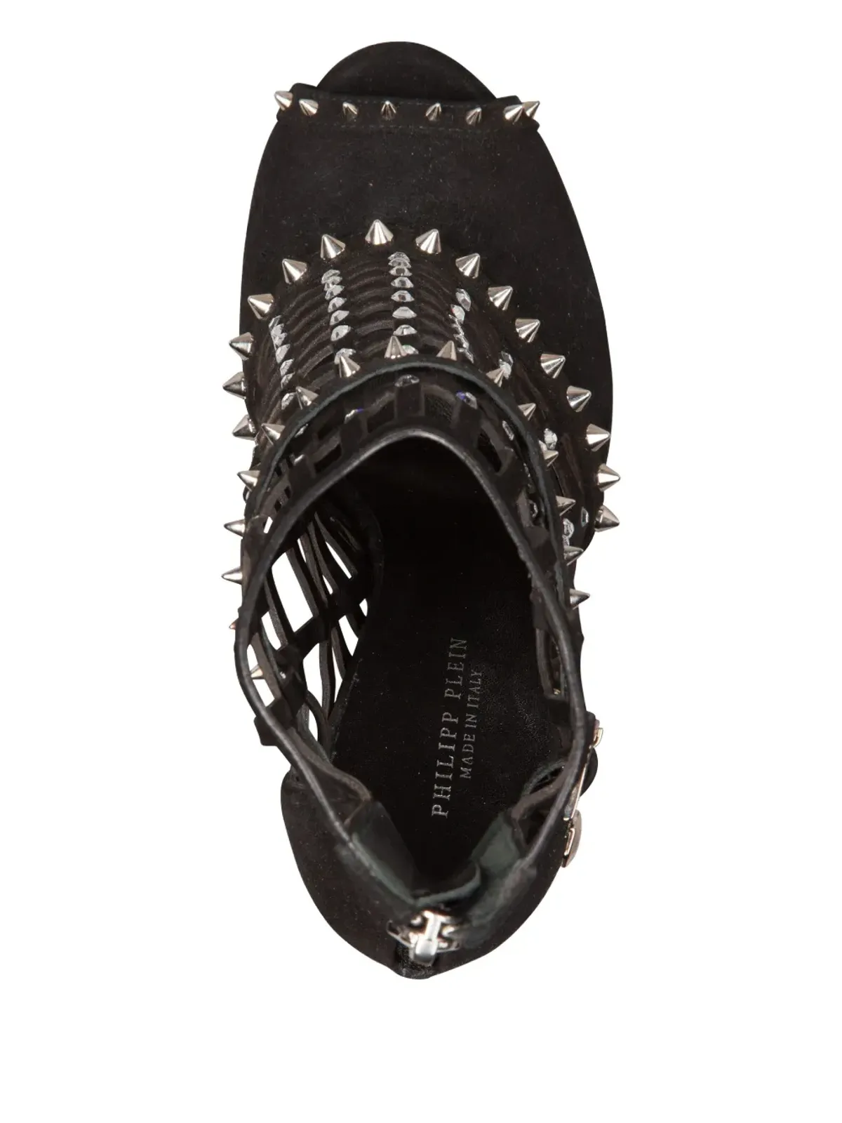 Philipp Plein 12mmスエードサンダル - ブラック - 画像3