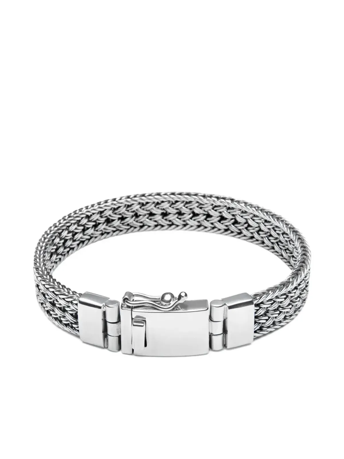 Nialaya Jewelry 編み込みチェーンブレスレット - 画像4