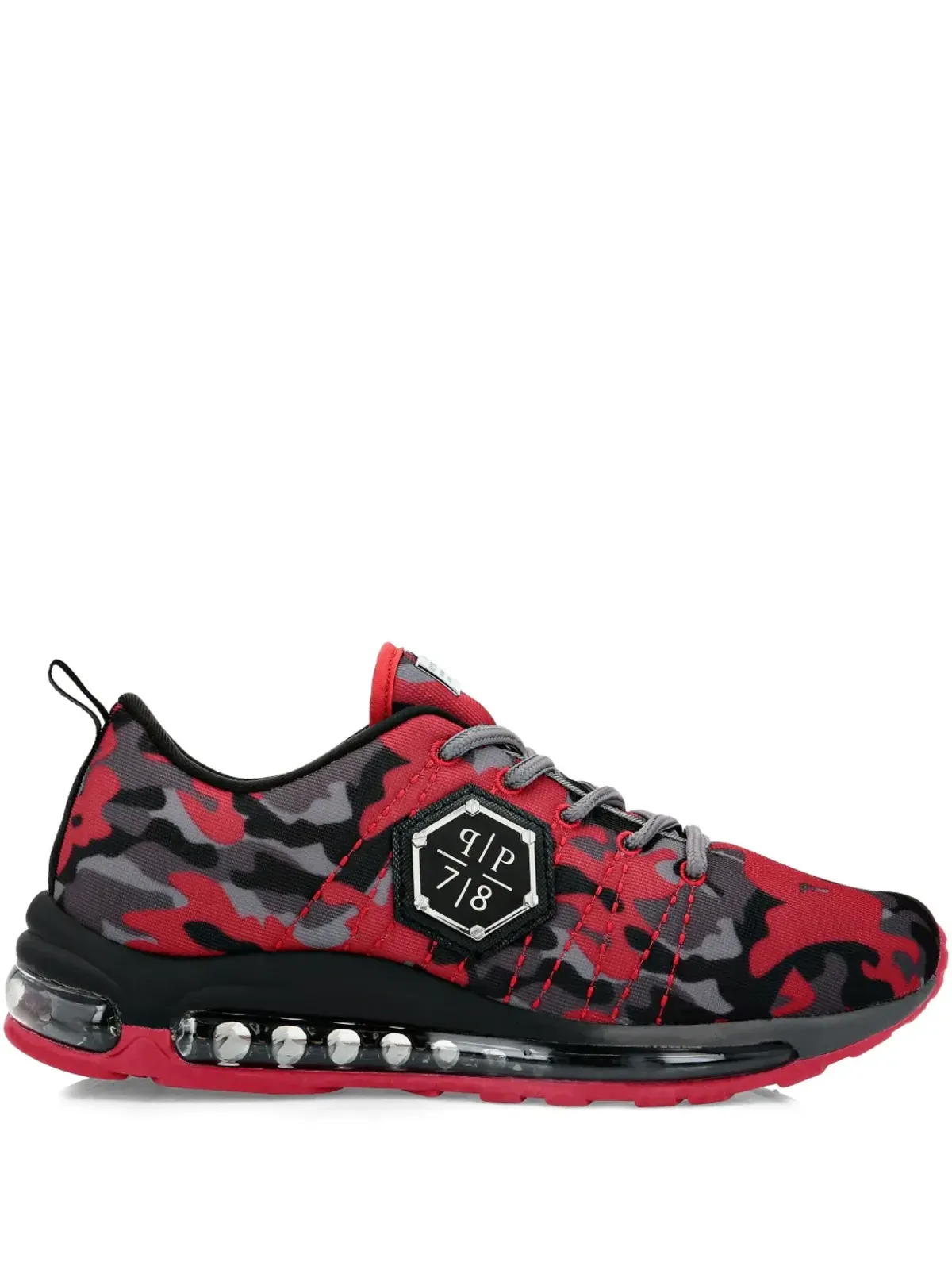 Philipp Plein カモフラージュ ランナー スニーカー - 画像1