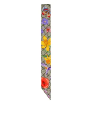 Gucci GG Flora print neck bow - Multicolour - サムネイル2