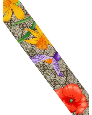 Gucci GG Flora print neck bow - Multicolour - サムネイル3