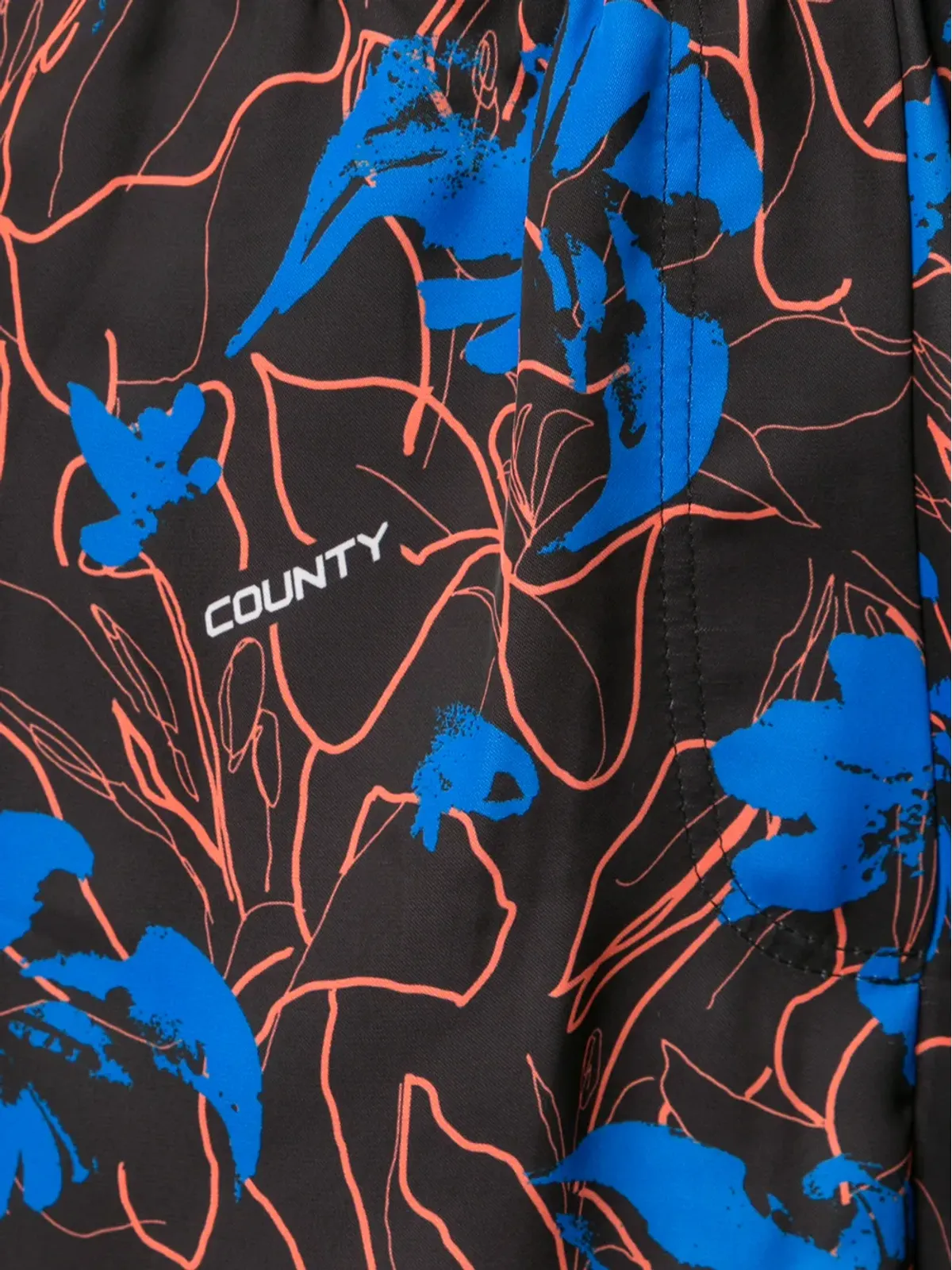 COUNTY OF MILAN 抽象花柄プリントショートパンツ - 画像5
