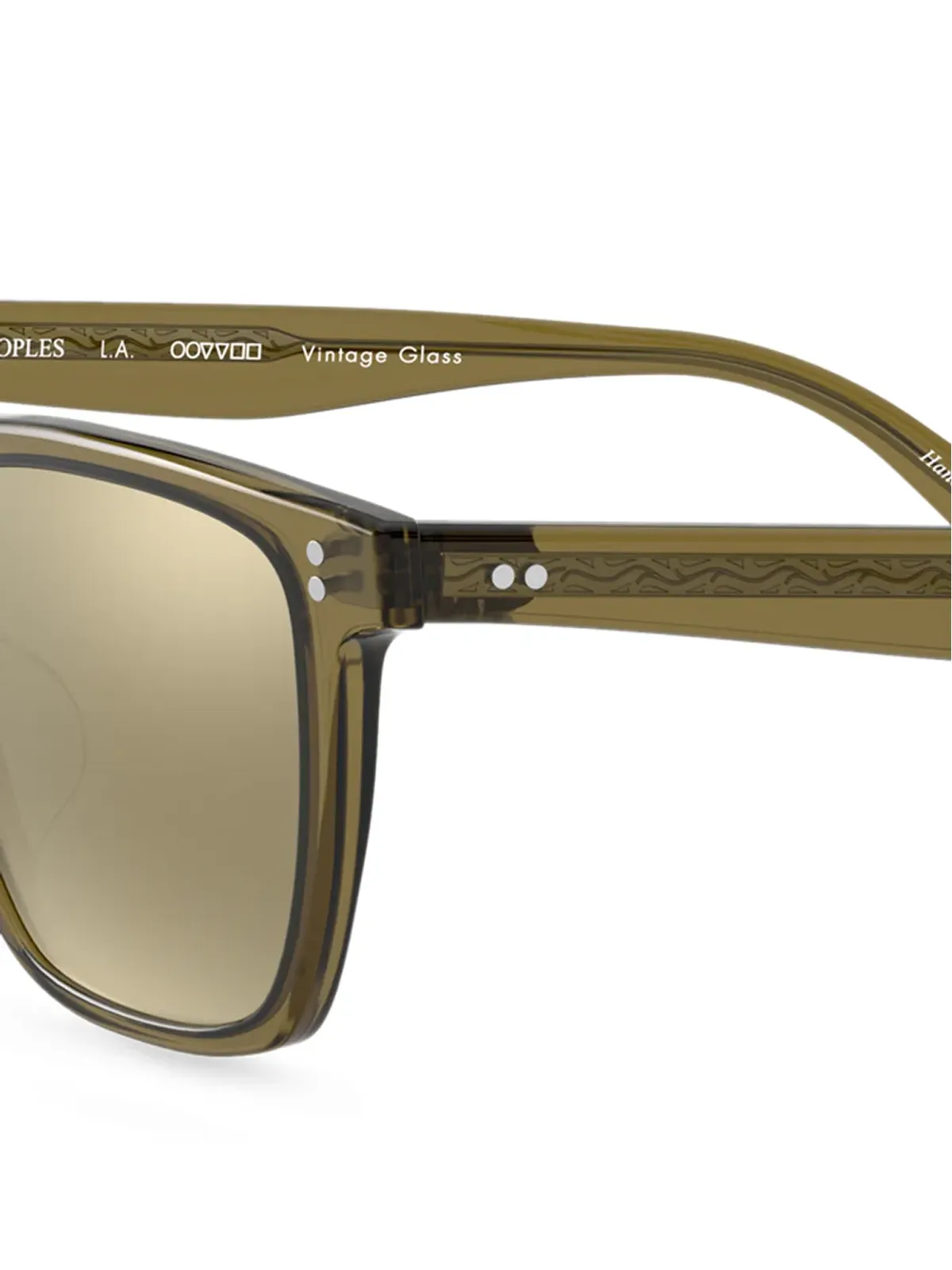 Oliver Peoples Lachman スクエアフレーム サングラス - グリーン - 画像3