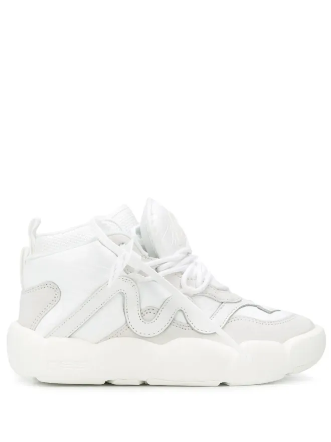 OFF-WHITE Off-White ハイトップレザースニーカーの商品画像