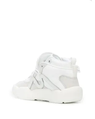 Off-White ハイトップレザースニーカー - サムネイル3