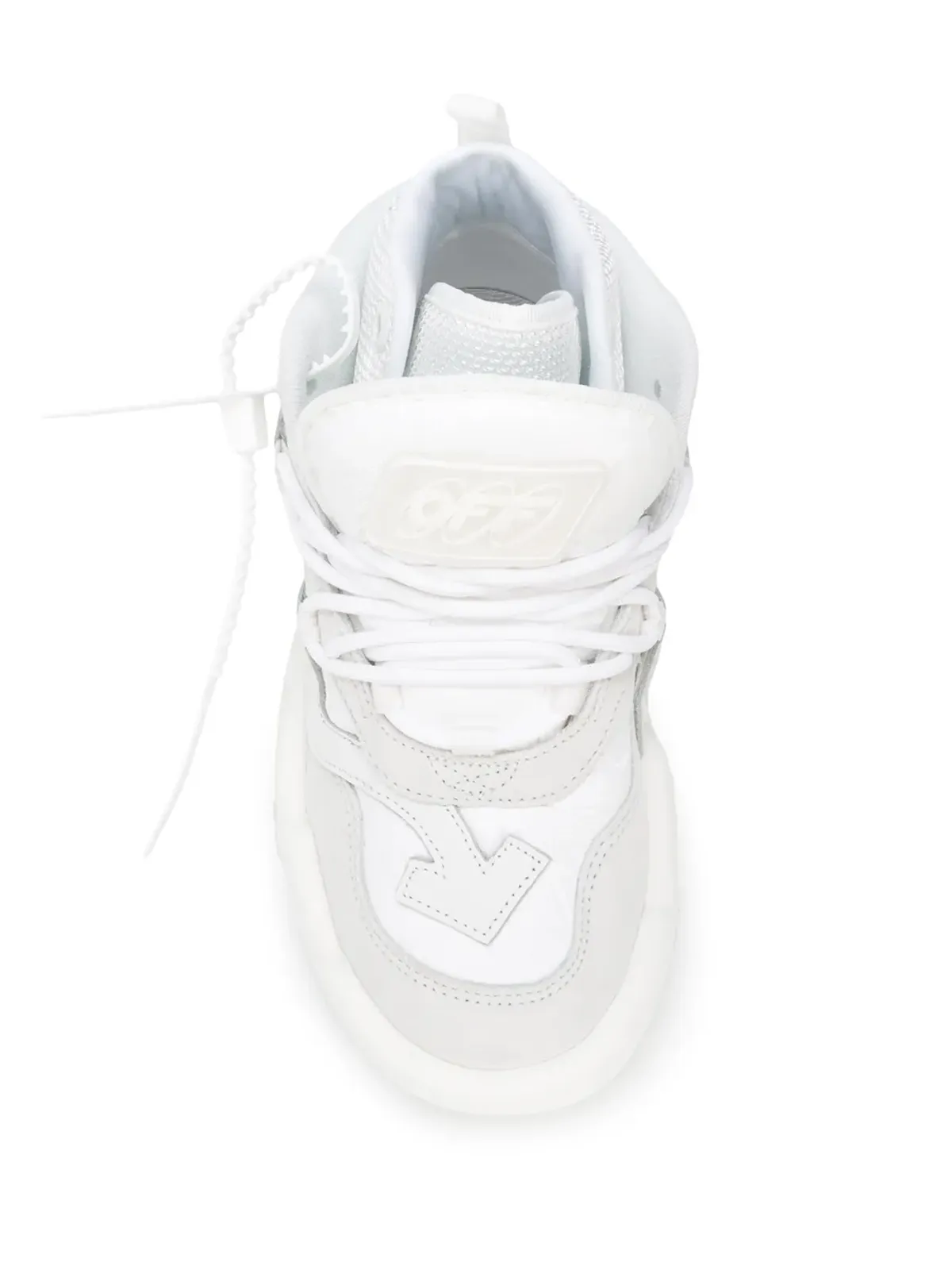 Off-White ハイトップレザースニーカー - 画像4