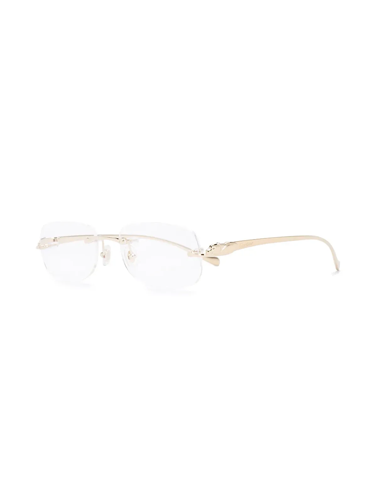 Cartier Eyewear オーバル眼鏡 CT0058O 002 - 画像2