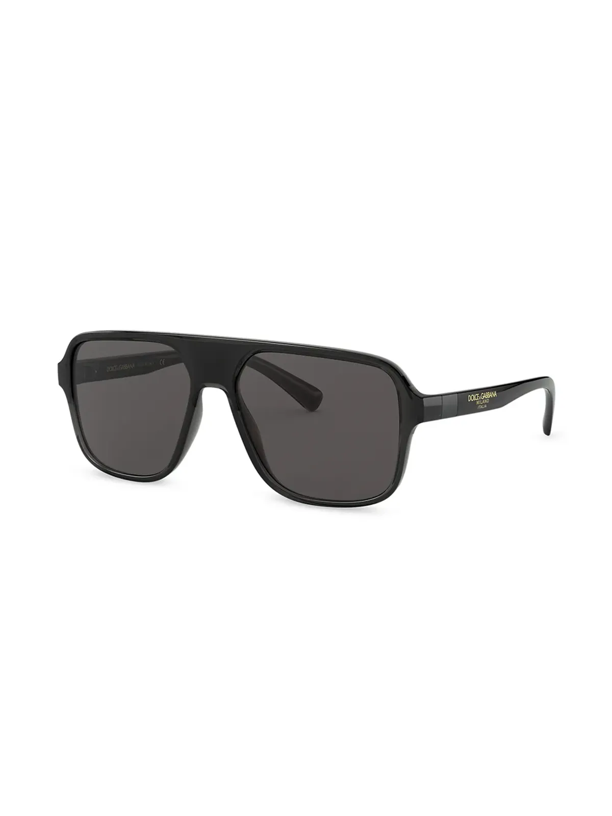 Dolce & Gabbana Eyewear ロゴエンボス スクエアフレーム サングラス - 画像2
