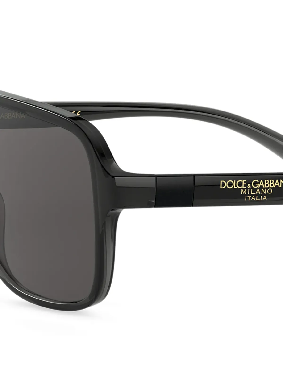 Dolce & Gabbana Eyewear ロゴエンボス スクエアフレーム サングラス - 画像3