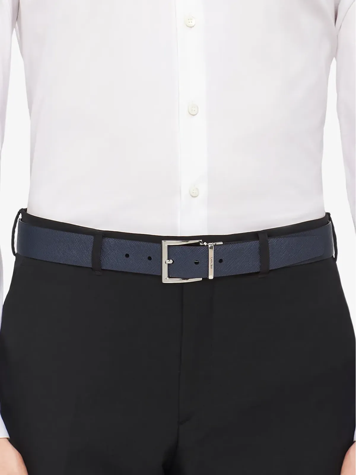 Prada バックル付きリバーシブルベルト - 画像2