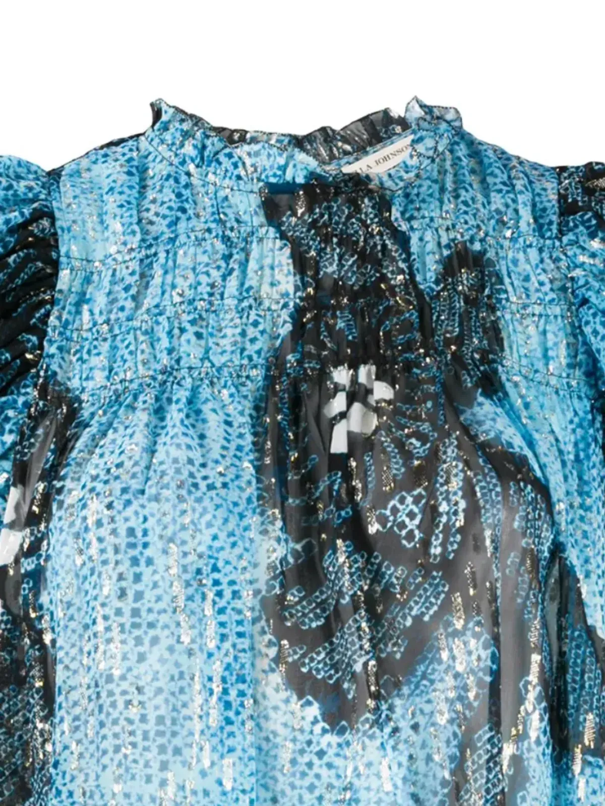 Ulla Johnson 抽象プリント ノースリーブ ブラウス - 画像2