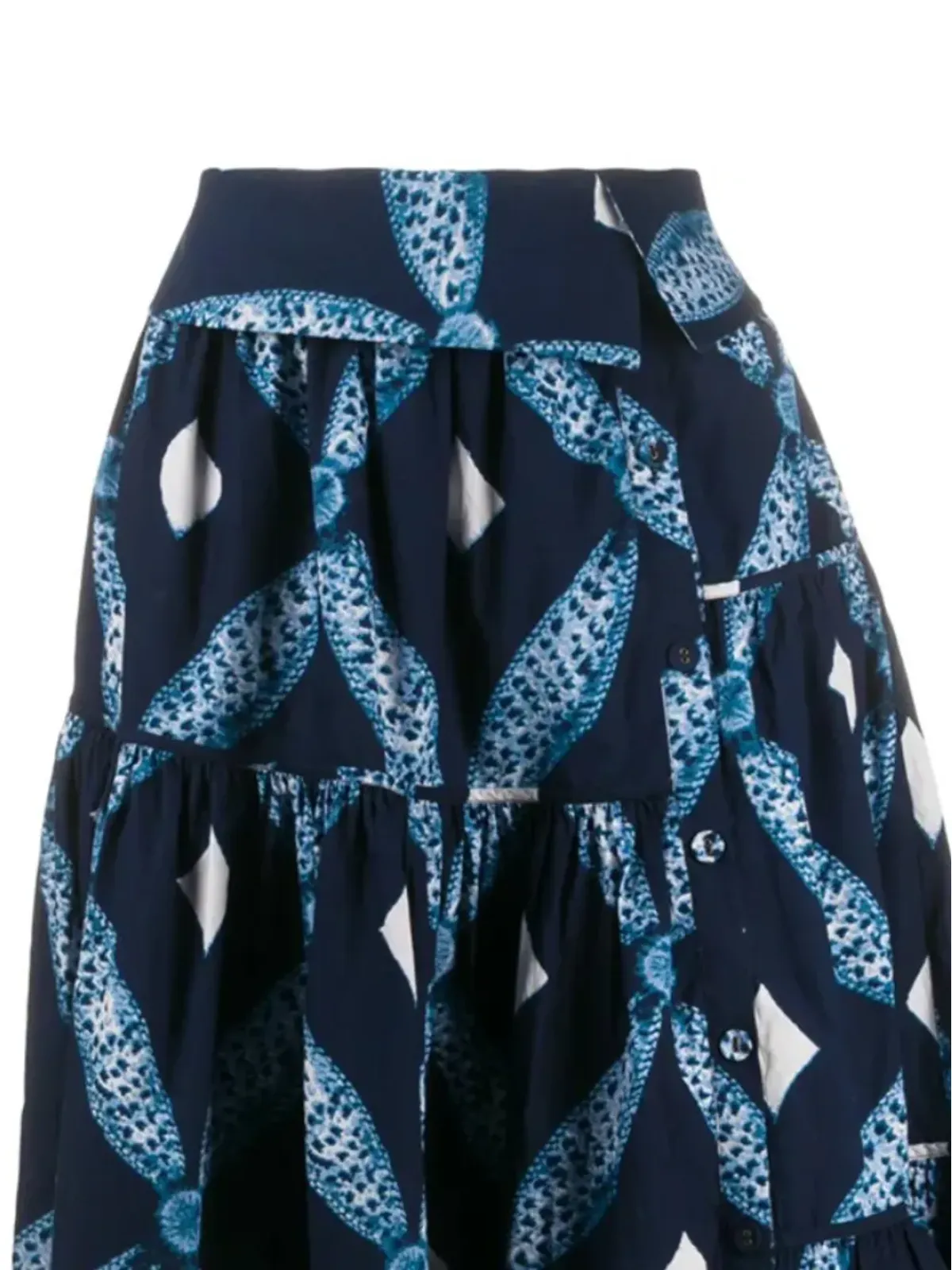Ulla Johnson アシンメトリックティアードスカート - 画像2