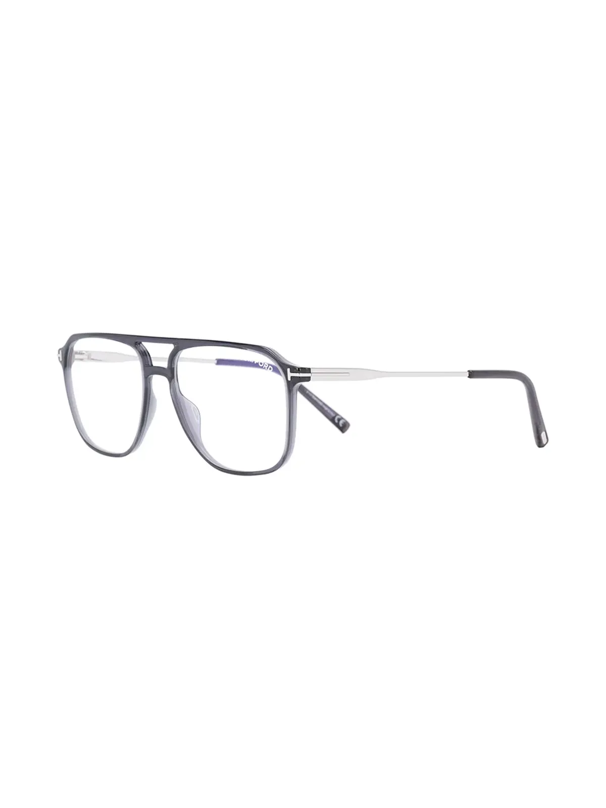 TOM FORD Eyewear パイロットフレーム眼鏡 - 画像2